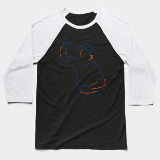 Brett Baty Neon Baseball T-Shirt